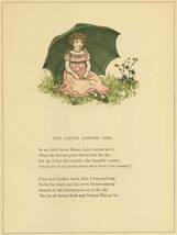 【特価】　≪　　ケイト グリーナウェイ　　≫　　オリジナル木版画　　　 MARIGOLD　GARDEN　Ⅸ　　1880年　　KATE GREENAWAY_画像2