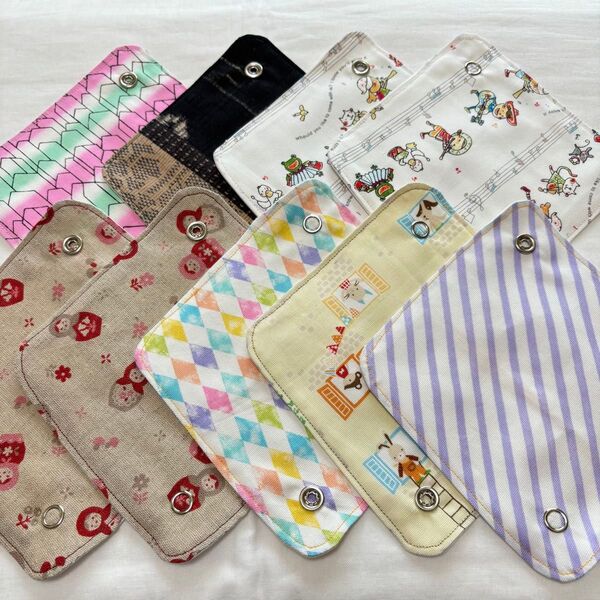おまけ2枚つき!ハンドメイド 布ナプキン 布ライナー 軽い日用 おりもの用 尿もれ 普段使いに