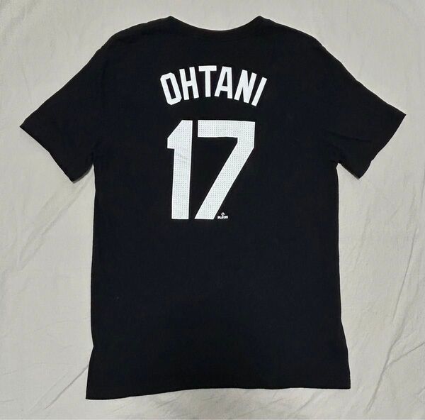NIKE ナイキ ロサンゼルス・ドジャース ナンバーTシャツ 大谷翔平 17 ブラック Mサイズ