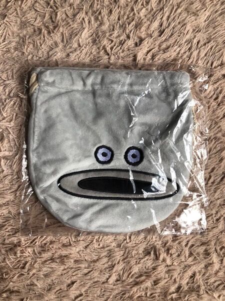 未使用品 千葉ロッテマリーンズ 謎の魚 ぬいぐるみ巾着 第三形態