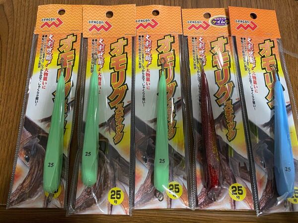 マルシン漁具 ドラゴン オモリグスティック 25g 5個セット