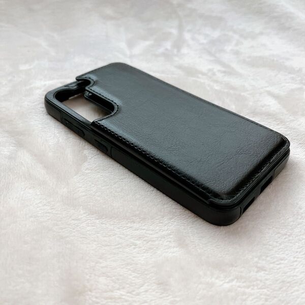 Galaxy s23 ケース 手帳型ケース 耐衝撃 ギャラクシーs23 ケース カード収納 ケース ブラック