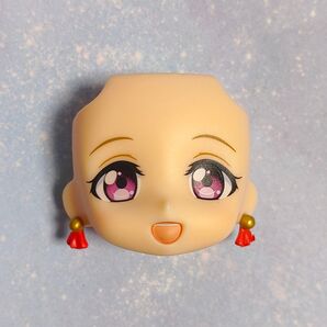 【ねんどろいど顔パーツ】笑顔 ピアス付き