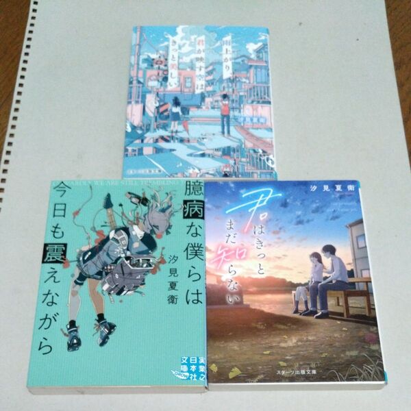 雨上がり、君が映す空はきっと美しい、臆病な僕らは今日も震えながら、君はきっとまだ知らない 汐見夏衛/著