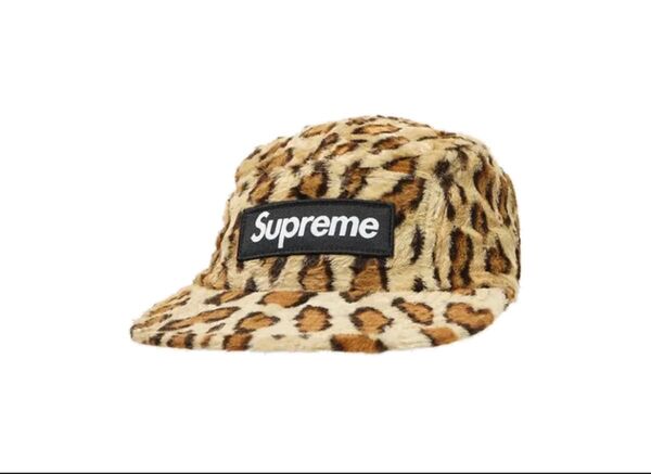 Supreme x GOODENOUGH Crushed Rayon Camp Cap "Leopard" Camp シュプリーム