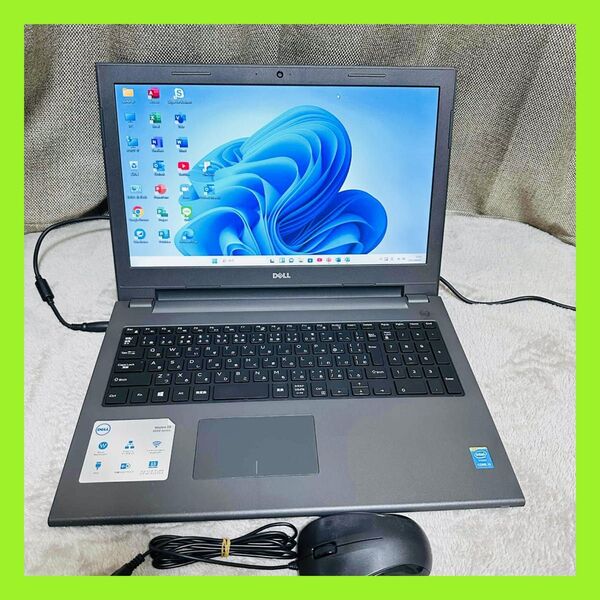 S87 Dellノートパソコンi5高速SSDサクサクWindows11オフィス付