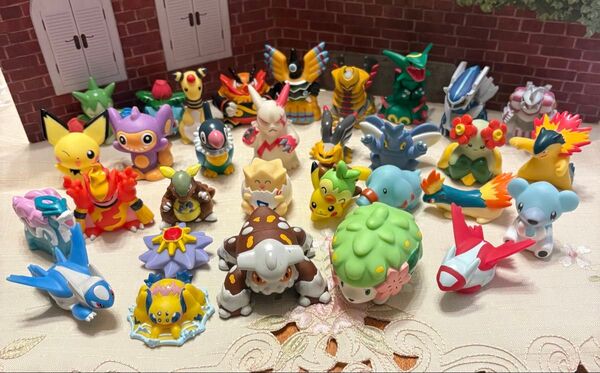 ポケモンキッズ 31体 ポケモンキッズDXシェイミ ヒードラン指人形 フィギュア