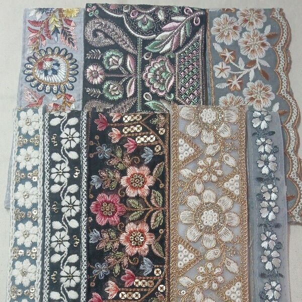 No.3 リボンパック インド刺繍リボン