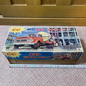 ヨネザワ NO.7 ふそう ミキサートラック デッドストック 未使用品 当時物