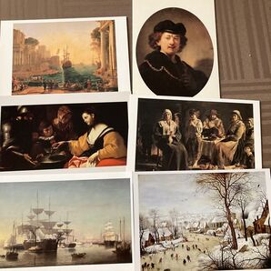 絵画ポストカード 6枚セット まとめ売り