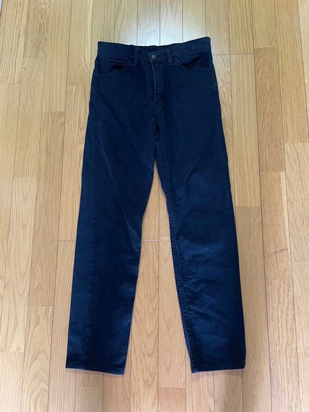 ★ LEVI'S 606-10 ブラックスリム W30 L32 リーバイス ブラック ブラックジーンズ