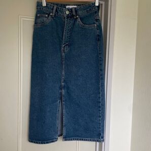 ZARA デニム タイト ロングスカート サイズXS 24