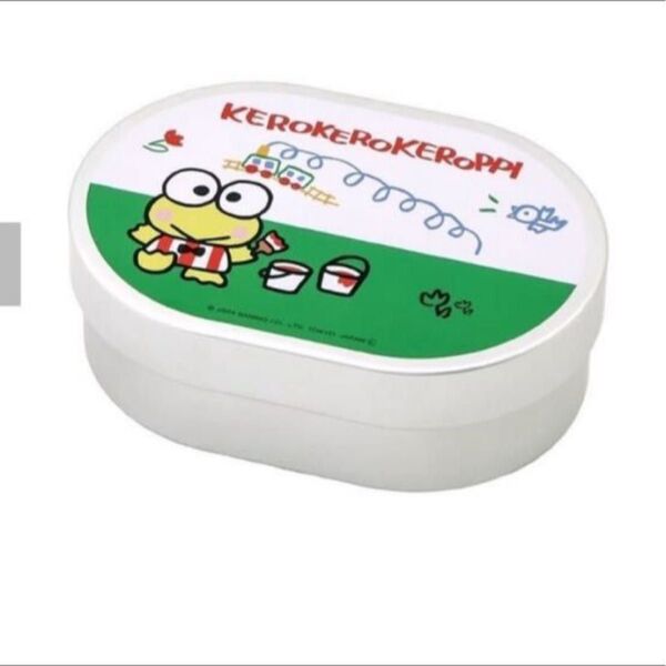 アルミ小物入れ けろっぴ スリコ サンリオ コラボ スリーコインズ 緑 みどり