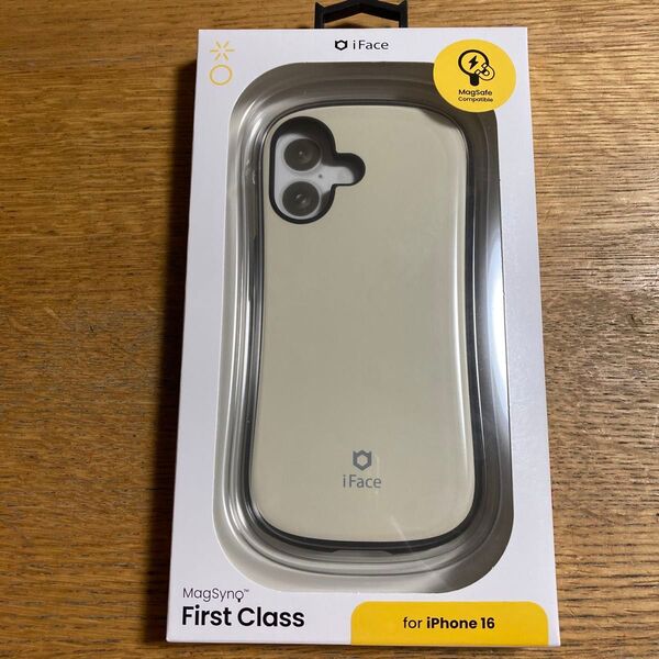 Hamee iPhone 16用 MagSynqケース iFace First Class Kusumi (くすみホワイト)
