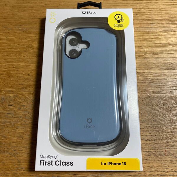Hamee iPhone 16用 MagSynqケース iFace First Class Kusumi Blue(くすみブルー)