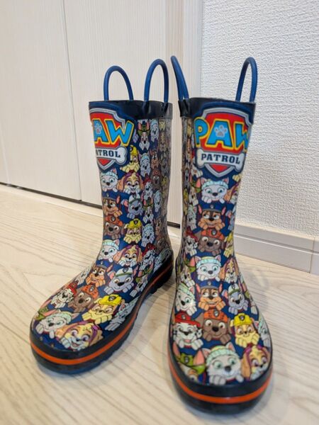 パウパトロール 長靴 総柄 レインブーツ レインシューズ サイズ表記12 ネクスト NEXT 18cm〜18.5cm
