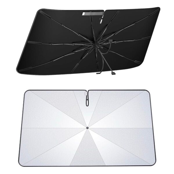 スズキ スペーシア スペーシアカスタム MK53S型 フロントガラス 専用 傘式 サンシェード 傘型 遮光 ワンタッチ