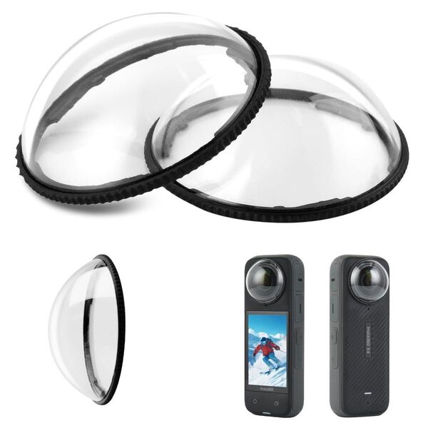 UTEBIT レンズガード Insta360 X4 レンズ保護カバー カメラ レンズ キャップ インスタ360 強化ガラス素材