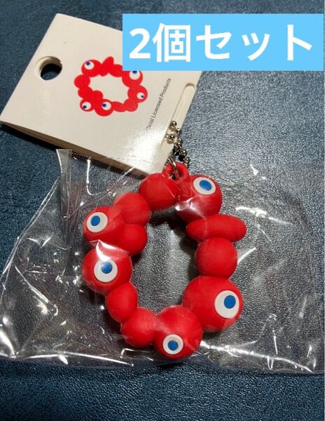 ミャクミャク関西万博 EXPO2025 PVCマスコット ロゴマークキーチェーン2個セット