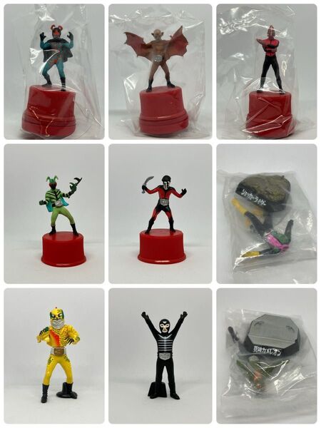 仮面ライダー フィギュア 10点セット 怪人名鑑 ボトルキャップスタンプ HG