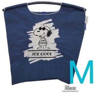 国内デパート正規品ボール&チェーン トートバッグM ネイビー スヌーピー JOE COOL タグつき未開封