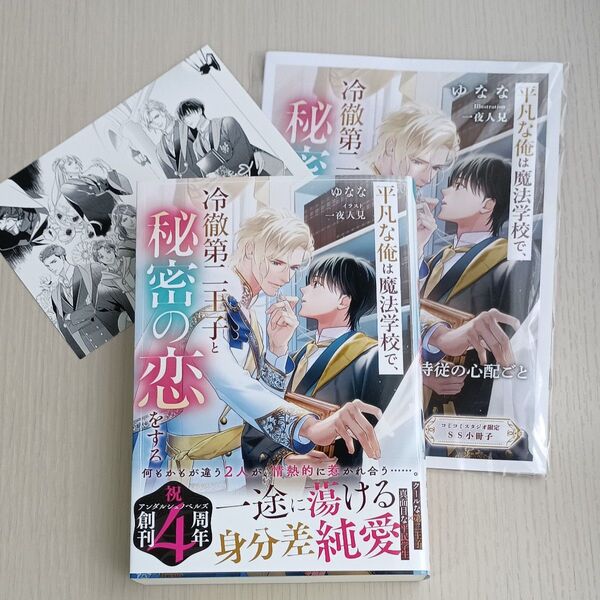 平凡な俺は魔法学校で、冷徹第二王子と秘密の恋をする (&arche NOVELS) ゆなな/著 一夜人見/ 画