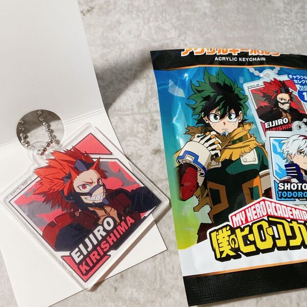 アクリルキーホルダー 切島鋭児郎 ダイソー 僕のヒーローアカデミア ヒロアカ きりしま