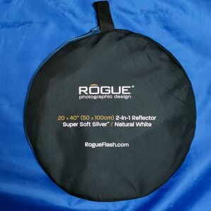 ROGUE (ローグ) 2in1 50×100cm シルバー/ホワイト 折りたたみ式レフ 高性能特殊レフ