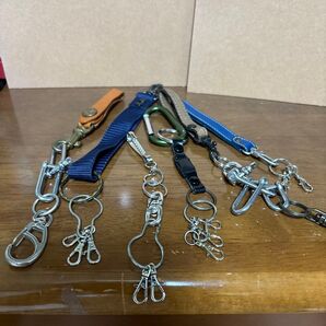 キーホルダー カラビナ まとめ売り シルバー6点