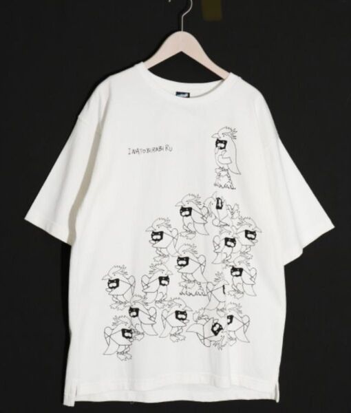【ScoLar Parity】スカラーパリティ イワトビラビル 白Tシャツ サイズM コットン100%