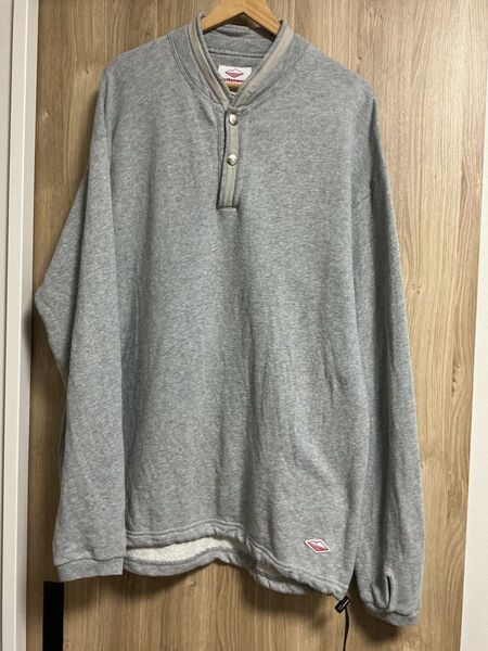 Battenwear スナップスウェット Mサイズ バテンウェア グレー