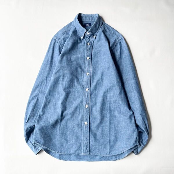 『Maker's Shirt鎌倉』134/シャンブレーシャツ/ボタンダウン/L
