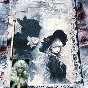 ジャンクジャーナル 雑記帳 薔薇 女の子etc. ハンドメイド