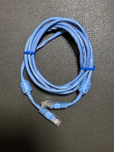CAT.5e LANケーブル RJ45 青 2m