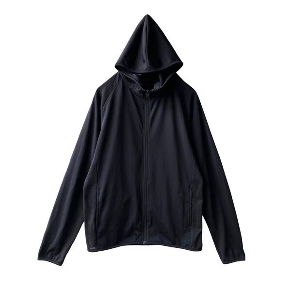 ユニクロ UNIQLO ドライEXフルジップパーカ M ブラック 黒 パーカー