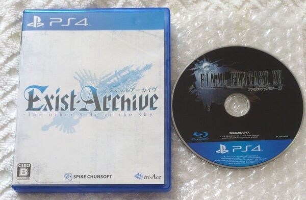 2作品セット【PS4】 ファイナルファンタジー15&イグジストアーカイヴ -The Other Side of the Sky-