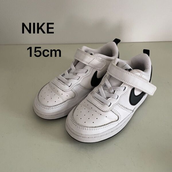 NIKE ナイキ キッズ スニーカー 15cm ホワイト