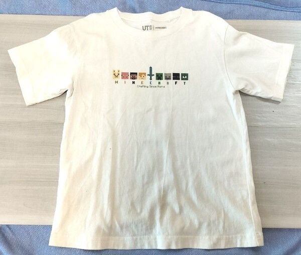 マインクラフト 半袖Tシャツ ユニクロUT サイズ:120 ※一部シミあり