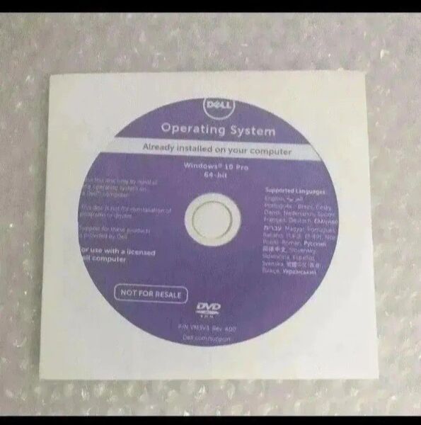 DELL Windows10 Pro 64Bit インストールDVD ■OS リカバリーDVD DELL