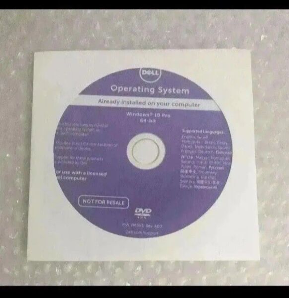 DELL Windows10 Pro 64Bit インストールDVD ■OS リカバリーDVD DELL