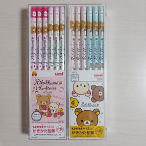 リラックマ B かきかた 鉛筆 六角軸 24本