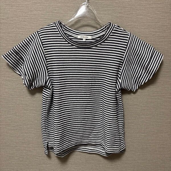 GLOBAL WORK(グローバルワーク)ボーダーTシャツ/半袖トップス