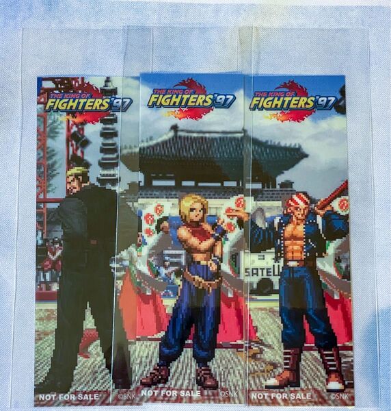 非売品 KOF97スペシャルチームしおり 山崎マリービリー3枚セット SNKストア非売品