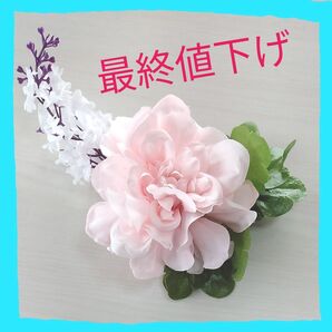 髪飾り ヘアクリップ グリーン