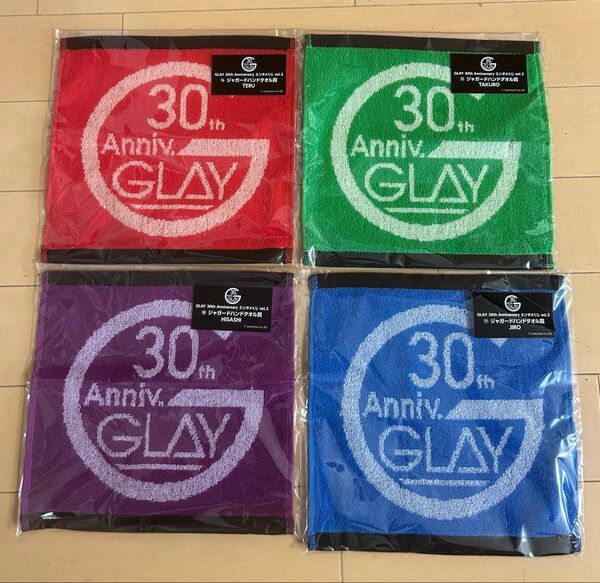 GLAY エンタメくじ LAWSON ローソン 一番くじ ジャガードタオルセット TERU TAKURO HISASHI JIRO