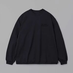 ENNOY 23SS Long Sleeve Hem Rib Tee エンノイ スタイリスト私物 ロンT ブラック