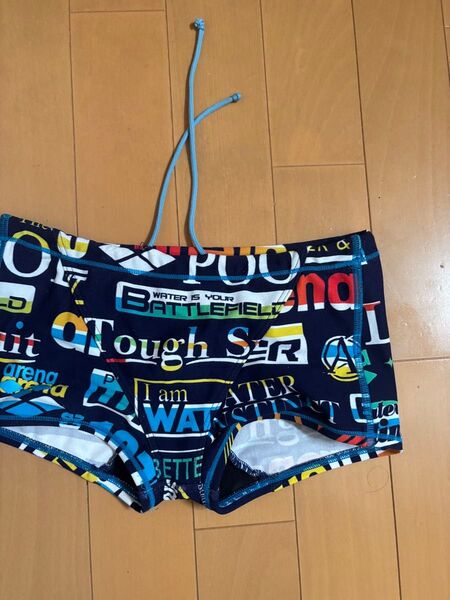 arena 競泳水着 タフスーツ ロゴ マルチカラー 140