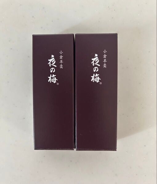 虎屋 とらや 小型羊羹 「夜の梅」2個セット 賞味期限2026.01
