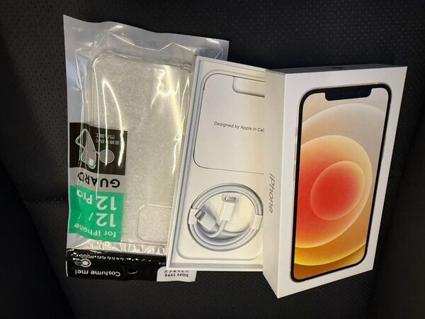 Apple iPhone12 128GB SIMフリー MGHV3J/A ホワイト 新品ケース付