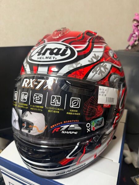 新品 Arai RX7X haga 61-62